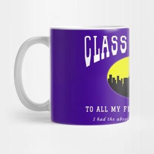 Class of 2020 - Purple, Yellow and White Colors Mug